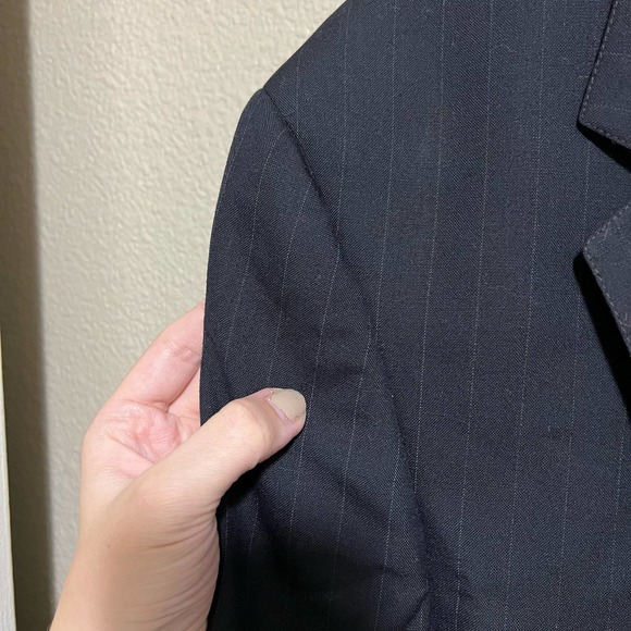 Brooks Brothers Wool Pinstripe Suit Jacket Size 46L - Picture 8 of 9